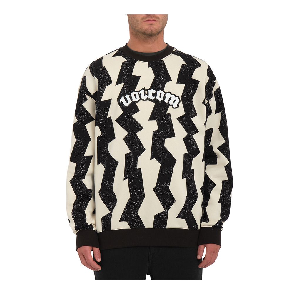 Volcom OBTIC - Sweat Homme dirty white
