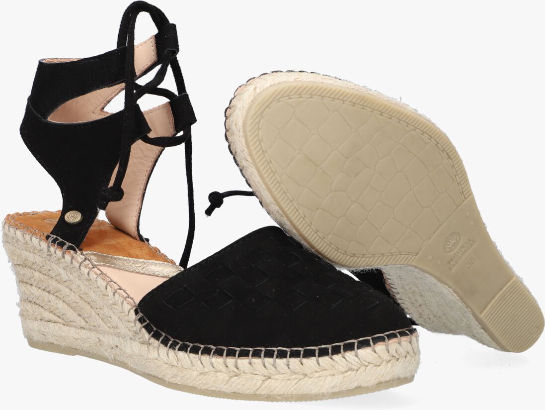 zwarte fred de la bretoniere espadrilles 153010202