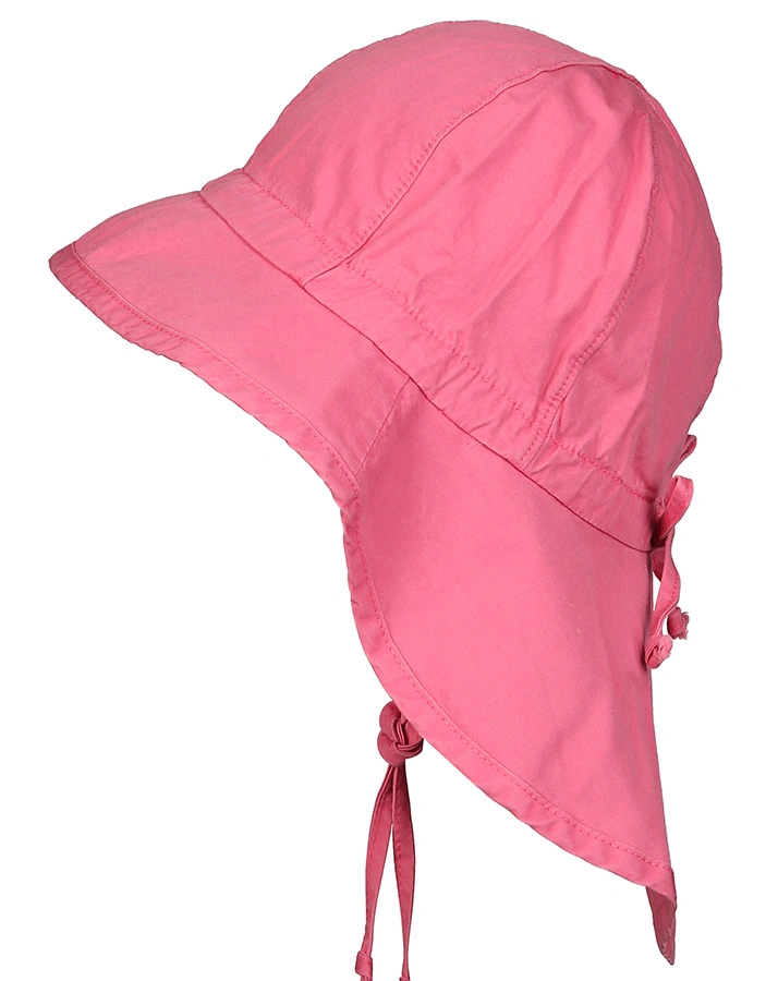 Sommerhut MINI GIRL PASTELL mit Nackenschutz in mauve