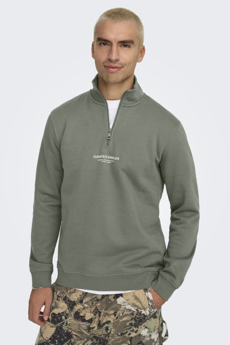 Only & Sons groene heren sweater