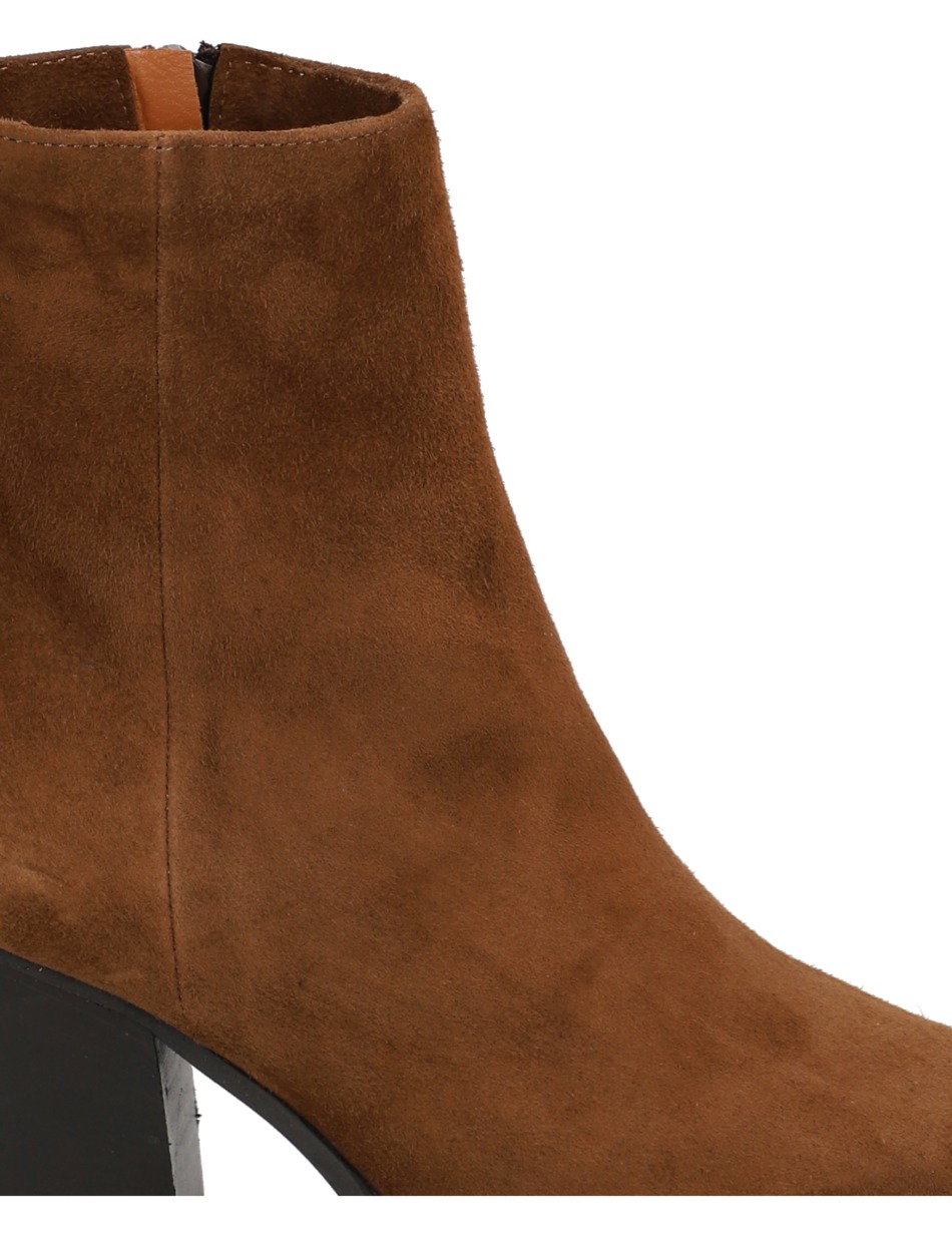 Veloursleder Stiefelette