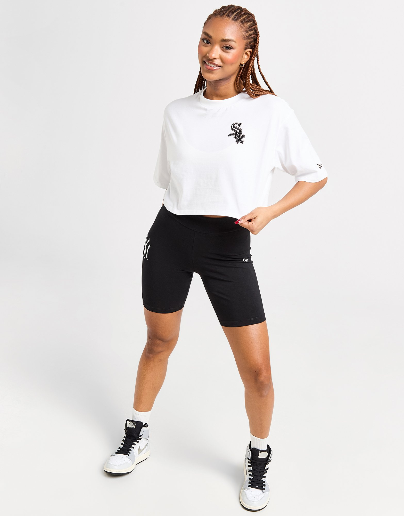 New Era Crop Top MLB Chicago White Sox Femme