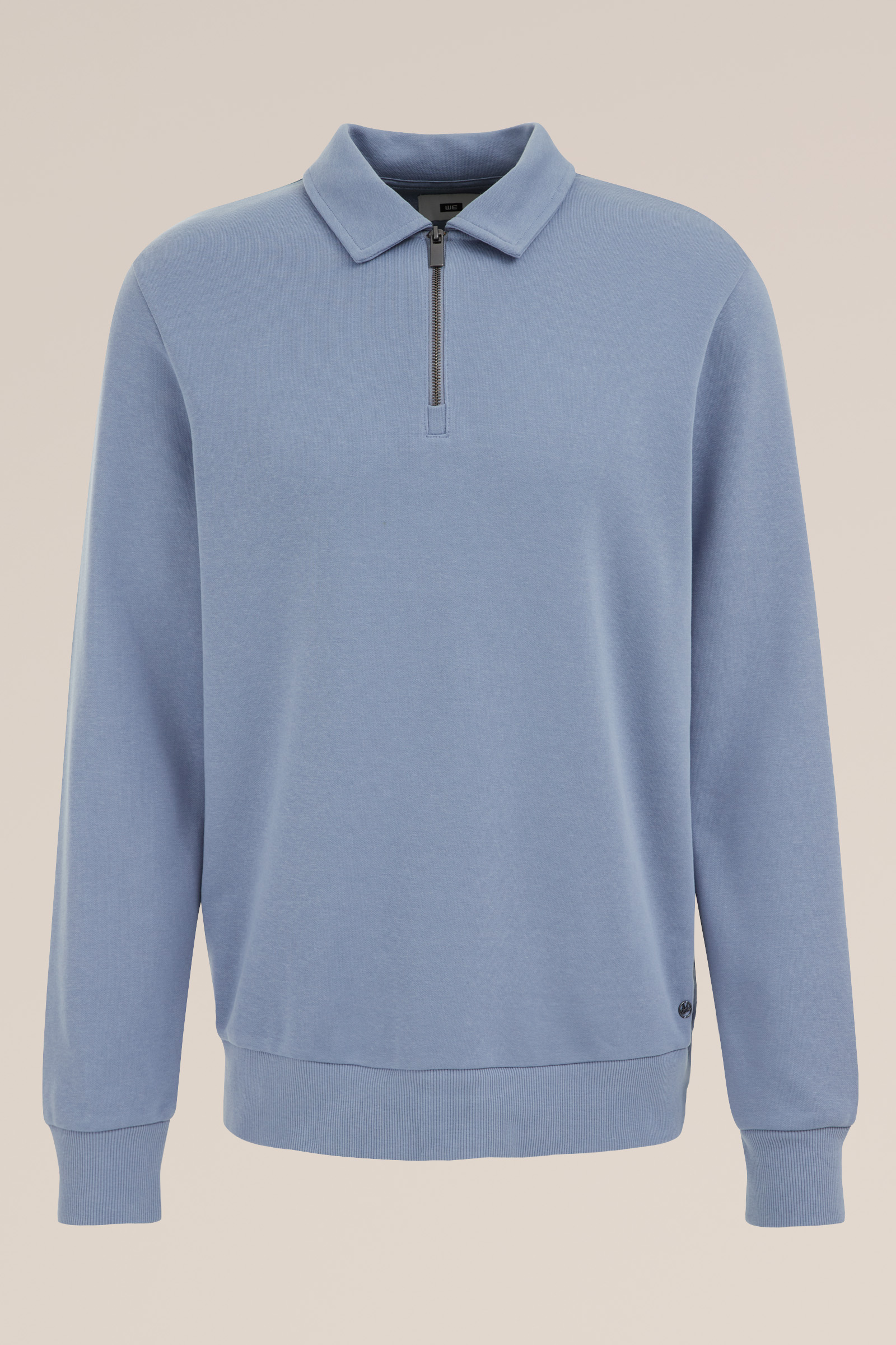 sweater met rits WE Fashion IJsblauw