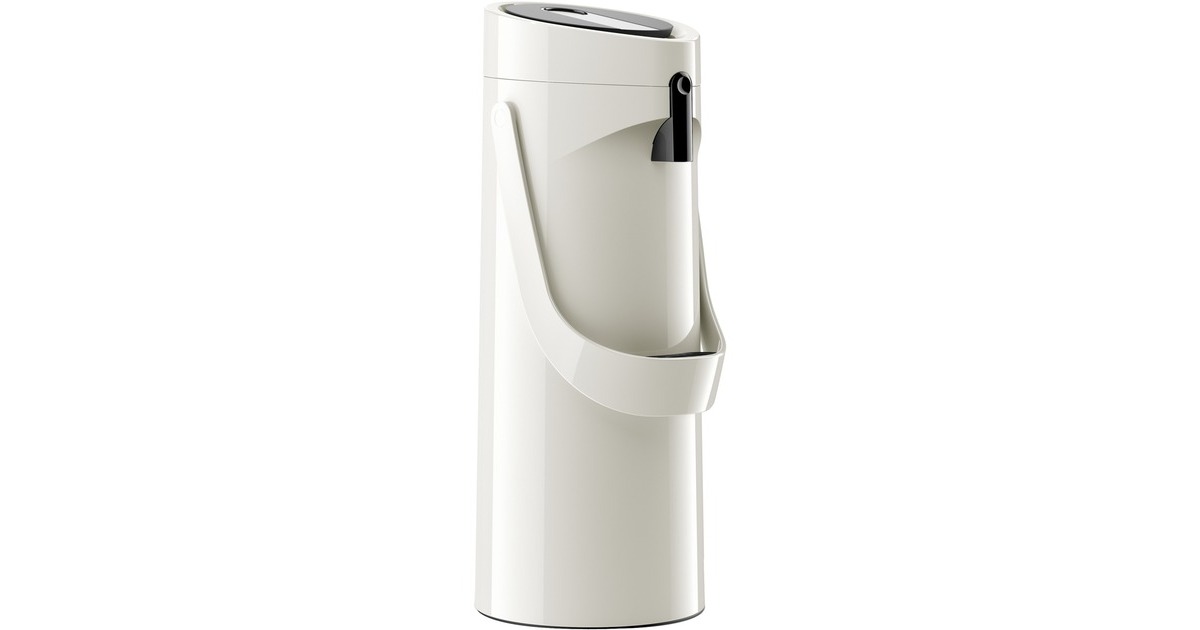 EmsaPONZA Pompthermoskan 1,9 Liter isoleerkan  (Hoogglans wit, Comfort Press)