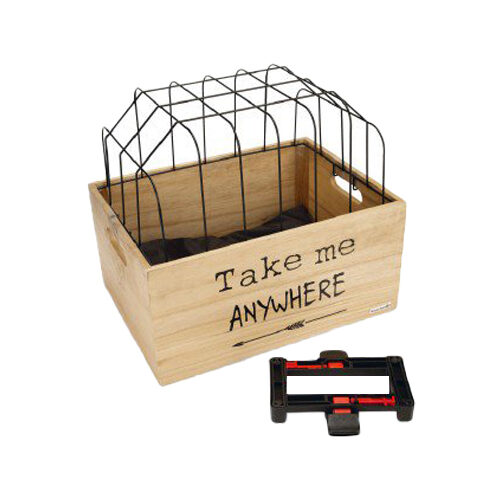 Beeztees Houten Fietsmand Journey + Kap