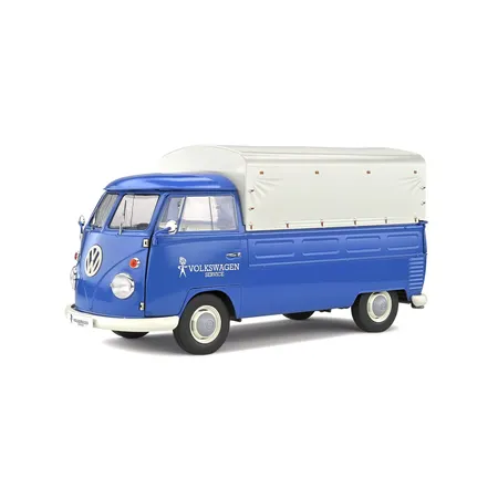 Solido 421187900 - 1:18 VW T1 Pritsche/Plane blau
