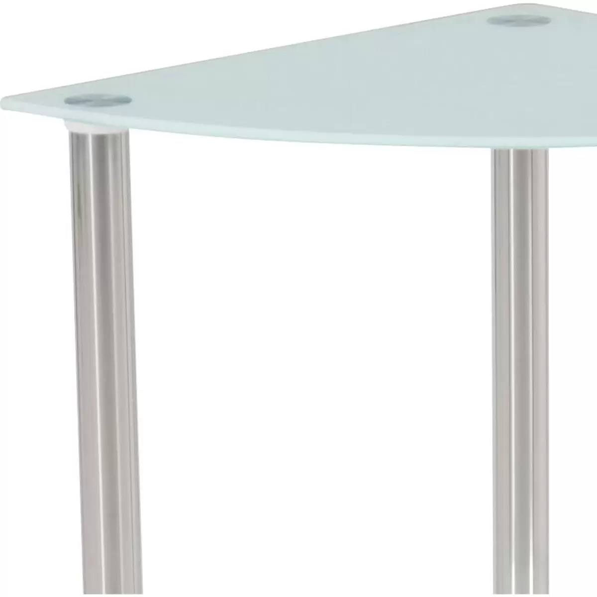 Eckregal Glare weiss,silber