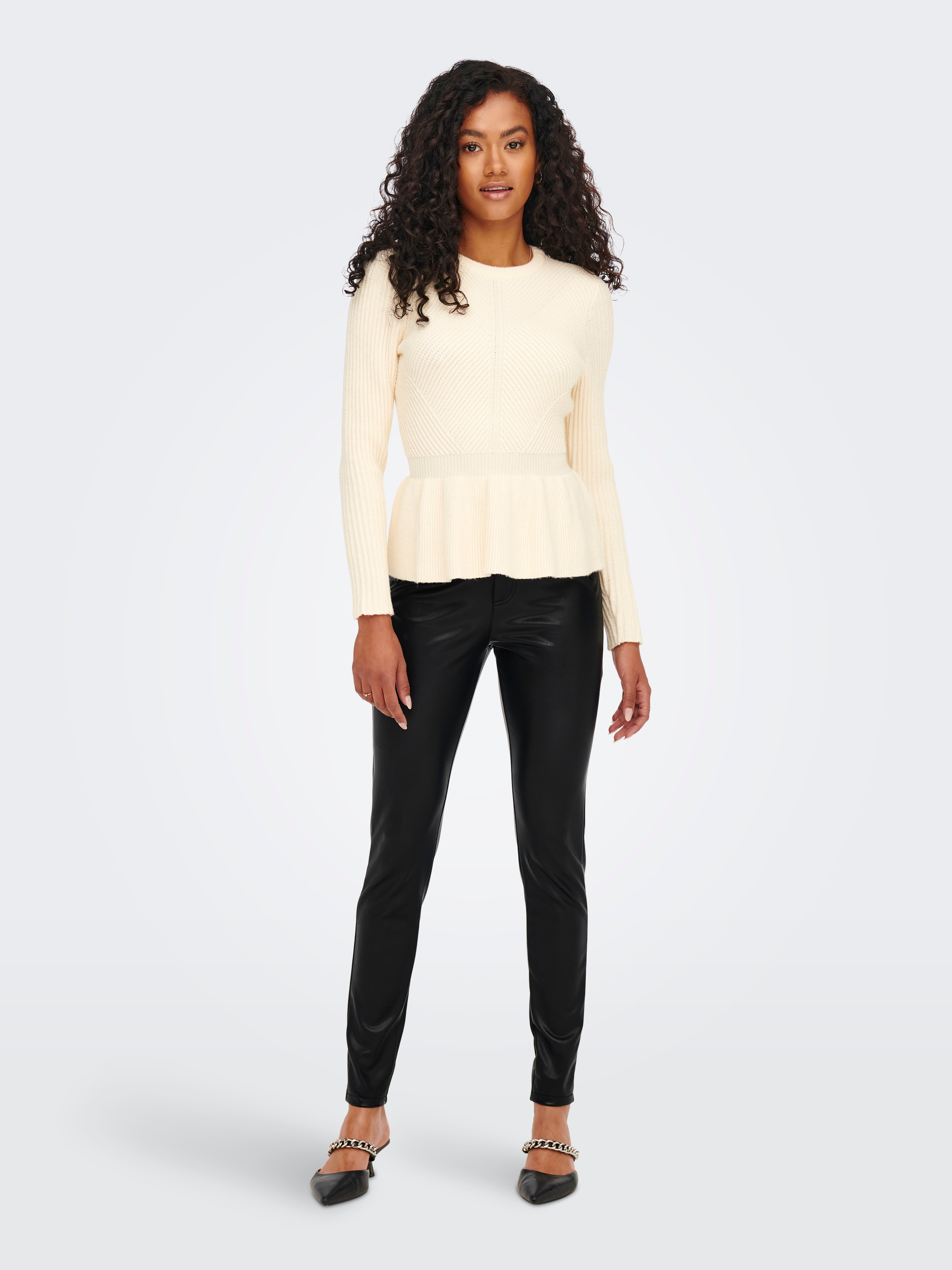 ONLJESSIE Mittlere Taille Skinny Fit Leggings Black