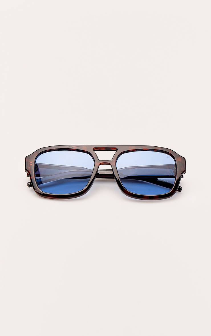 Marron Lunettes De Soleil Aviateur Kaya Écaille Demi-teinte A.kjærbede