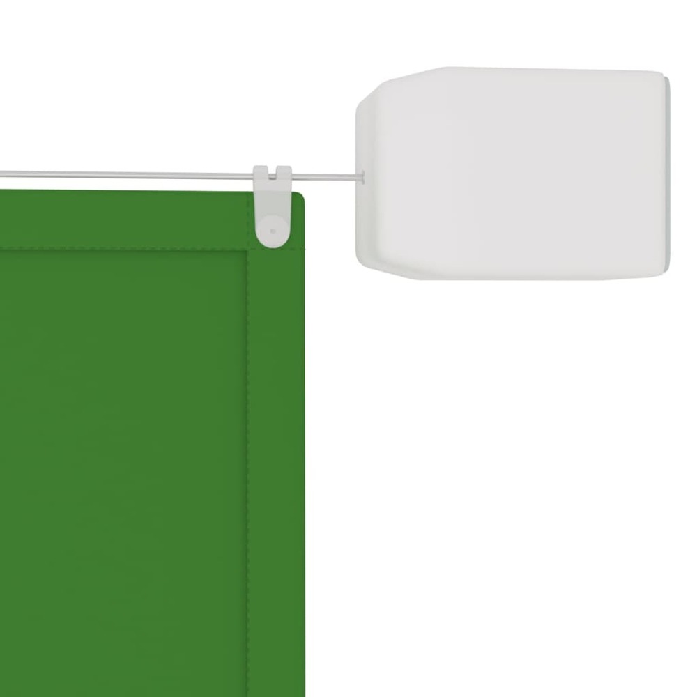 Auvent vertical 60x420 cm tissu oxford vert clair