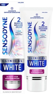 Sensodyne Clinical White Zahnpasta, 75 ml