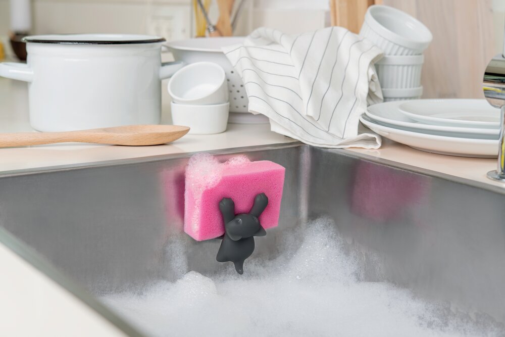 OTOTO  Scrubby holder til svamp - sort