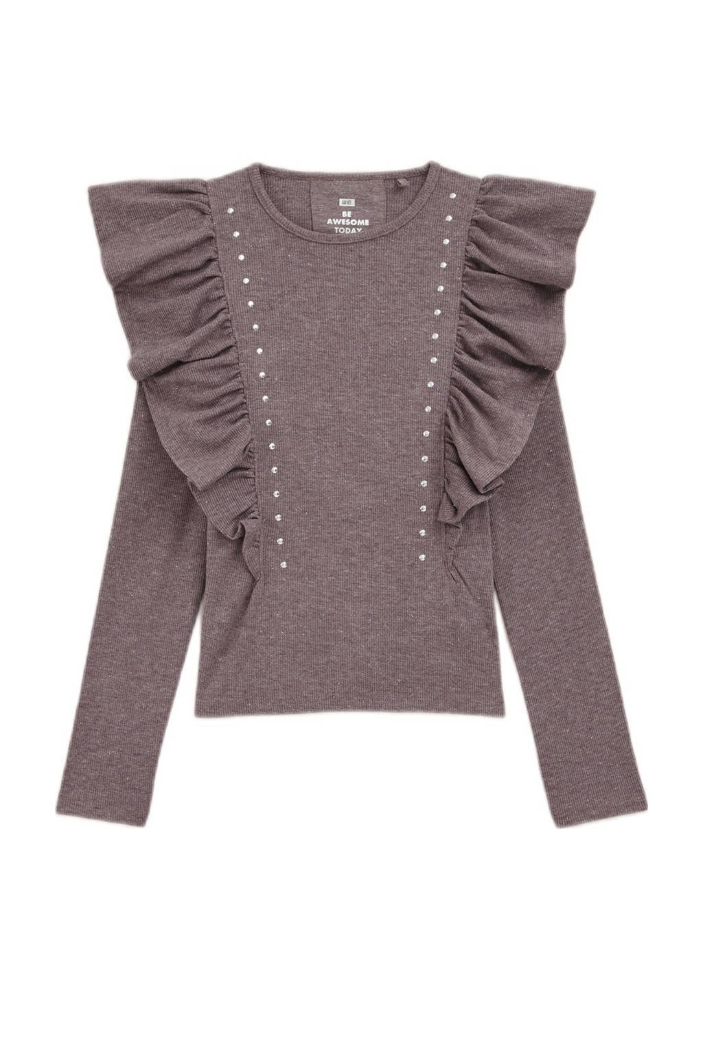 WE Fashion longsleeve bruin