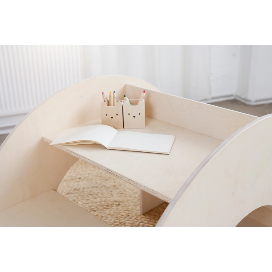 Fitwood KUMPU Montessori Bücherregal, weiß