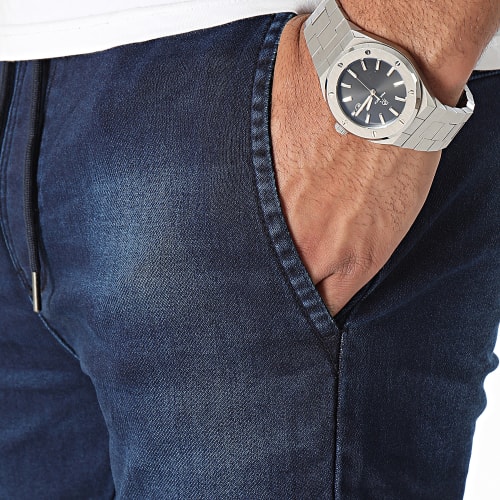 Jogger Pant Jean Bleu Brut