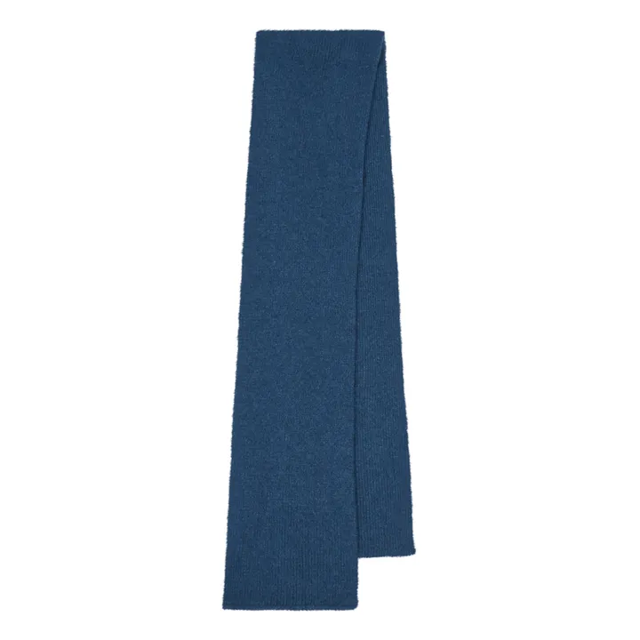 Le Bonnet Amsterdam Echarpe Laine et Angora | Bleu marine