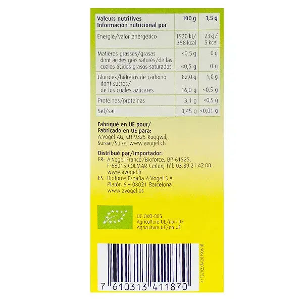 Cereal instantâneo de bambu e chicória A.Vogel 200g