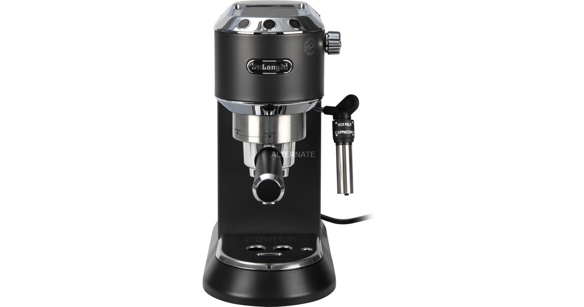 DeLonghiDedica Style EC 685.BK espressomachine  (Zwart/hoogglans zilver, Tweedekans)