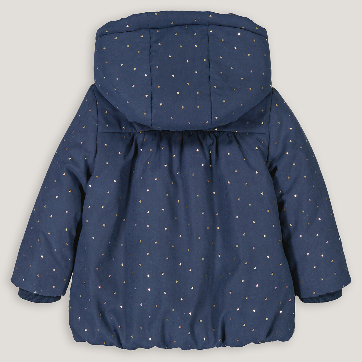 COLEÇÕES LA REDOUTE<br>Parka quente com capuz, estampa de coração