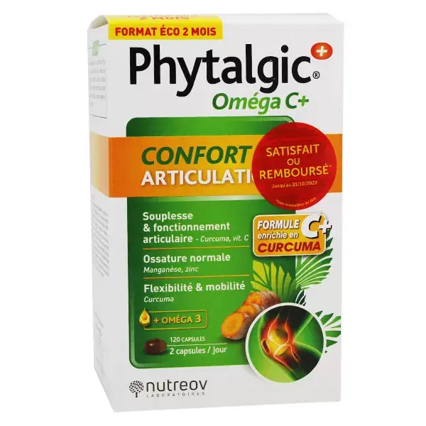 Nutreov Physcience Phytalgic Ômega C+ 120 cápsulas