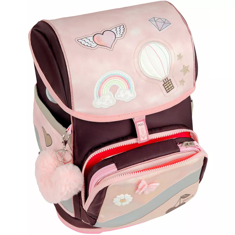 Belmil Schulranzen Premium Smarty Plus Set 5-teilig Glam