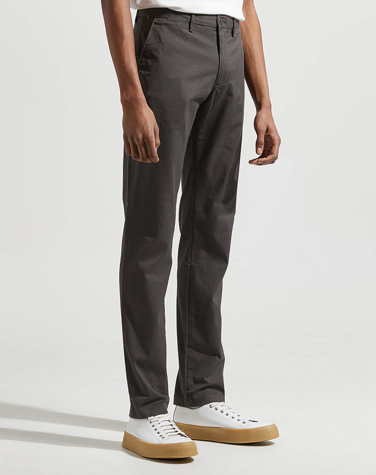 Tommy Hilfiger Pantalon chino Core Denton 1985 gris foncé