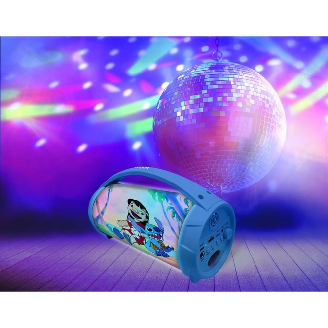 Disney Stitch - Kabelloser leuchtender Lautsprecher mit Mikrofon