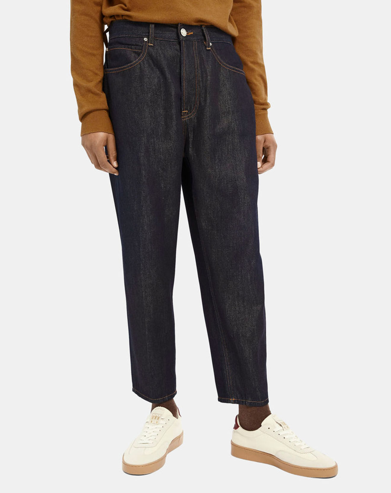 Scotch & Soda Jean tapered bleu brut