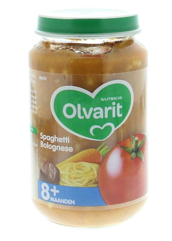 Olvarit 8m10 Spaghetti bolognese 200g