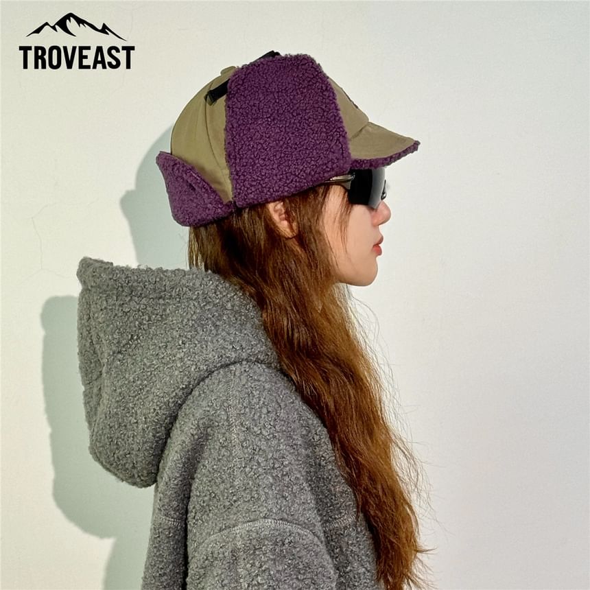 Trovelst - Panel Fleece Trapper Cap
