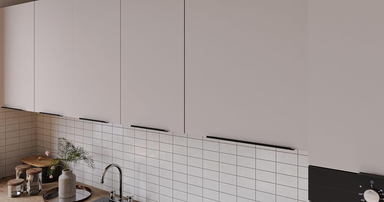 Kuechen-preisbombe Winkelküche Solano 290x350 cm Küchenzeile Eckküche Einbauküche Küche Kaschmir beige matt + Eiche Artisan matt