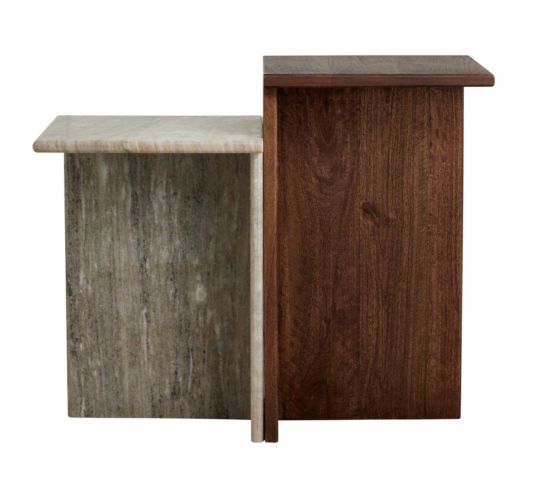 Nordal  Glina High, sofaborde - Wood/Marble