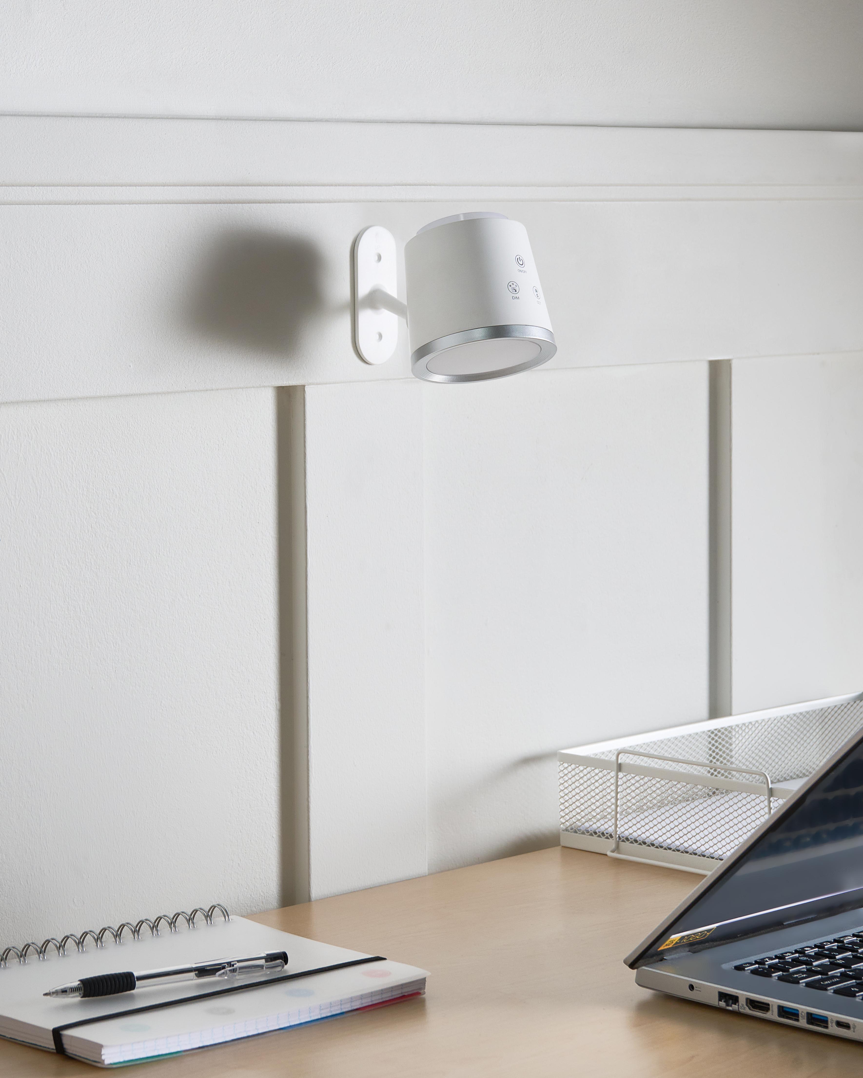 LED bureaulamp LIBRA met dimmer Wit