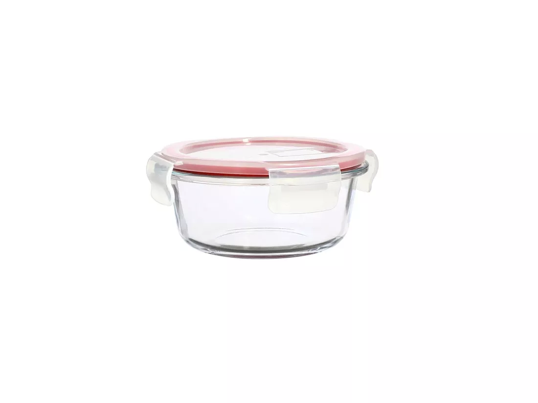 Menastyl - Boite Hermetique Ronde + Couvercle 370ml Clementine