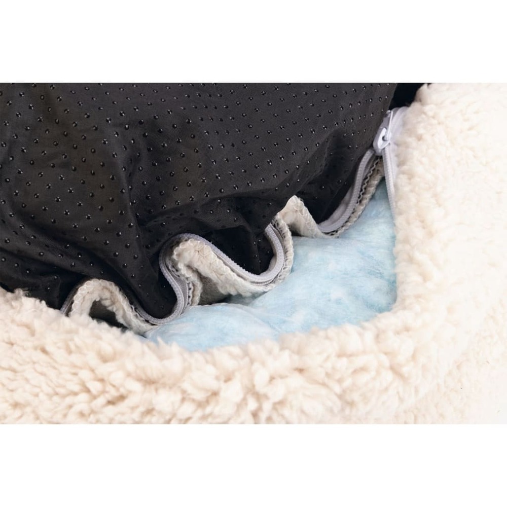Lit pour chien mousse à mémoire de forme jaxx 50x20 cm beige