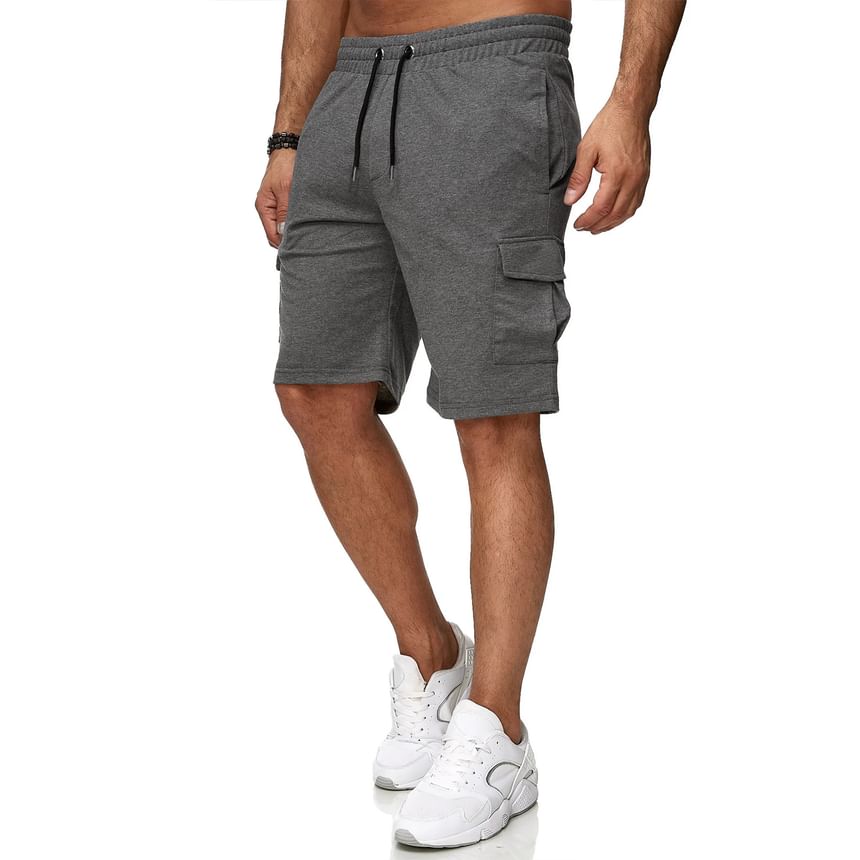 Kore Belief - Cargo-sweatshorts met trekkoord in de taille