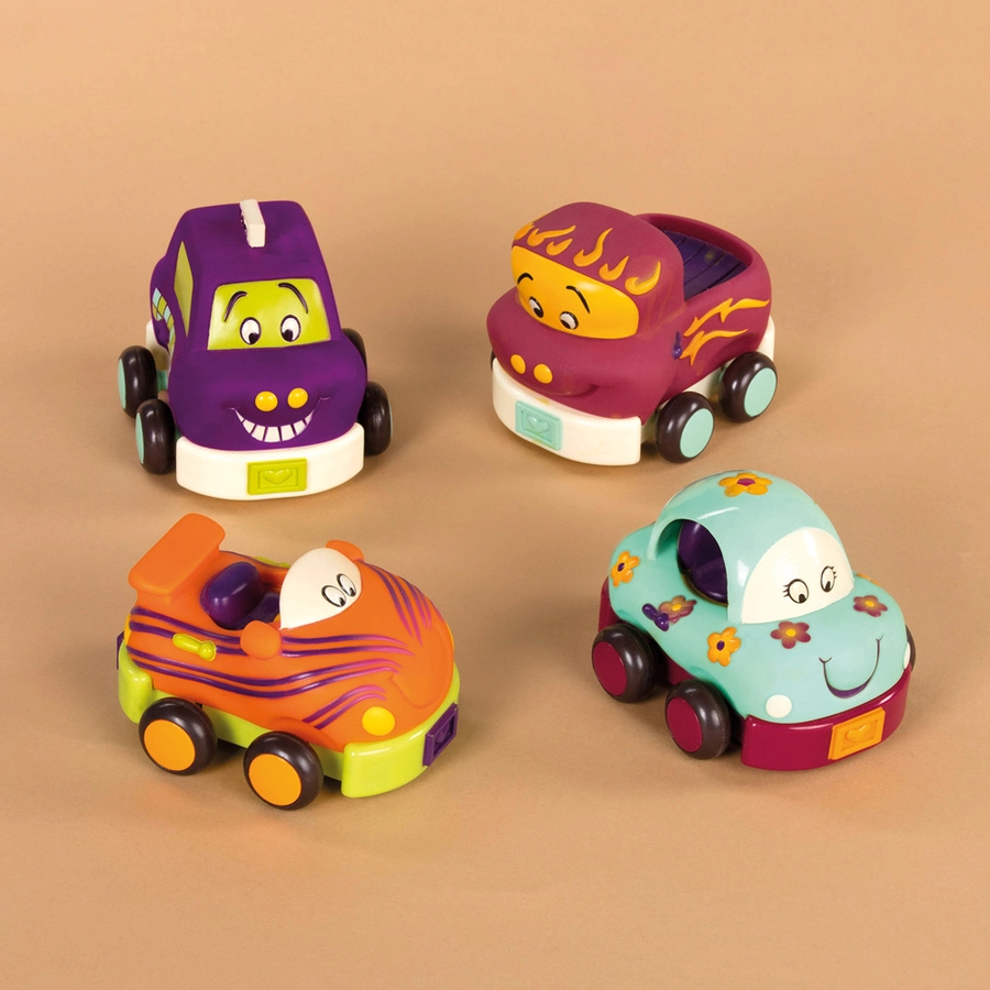 B.TOYS B. Wheeee-ls Aufziehbare Fahrzeuge Mehrfarbig