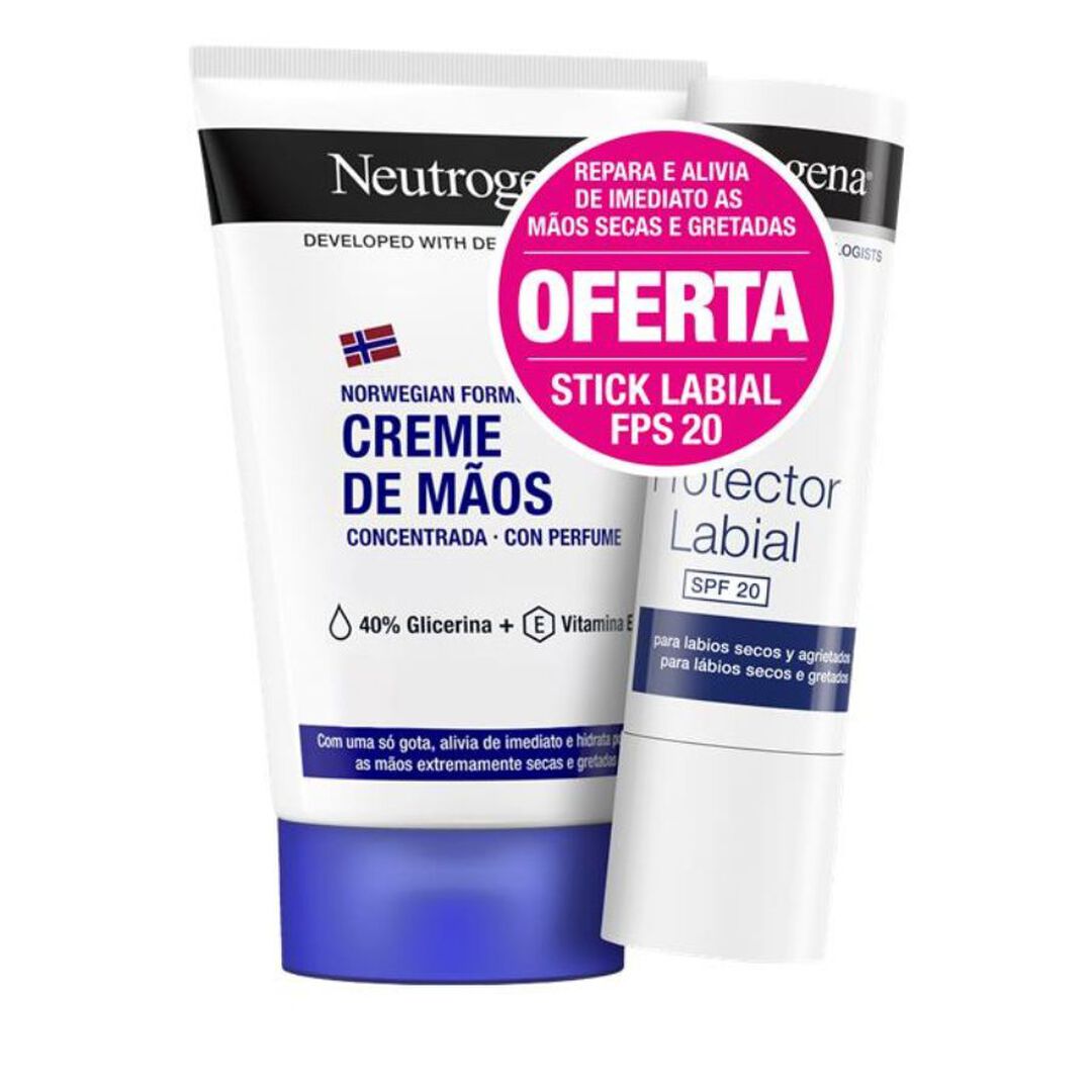 NEUTROGENA  Promo Pack Creme de Mãos Concentrado + Stick Labial - 50ml
