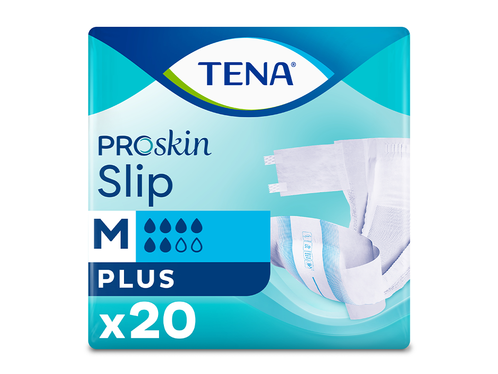 FRALDAS INCONTINÊNCIA TAMANHO M TENA SLIP PLUS 20 UN