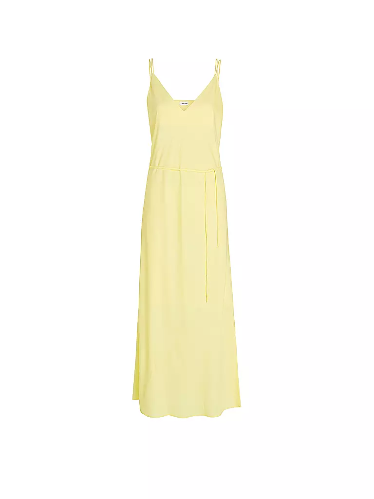 CALVIN KLEIN Midikleid gelb