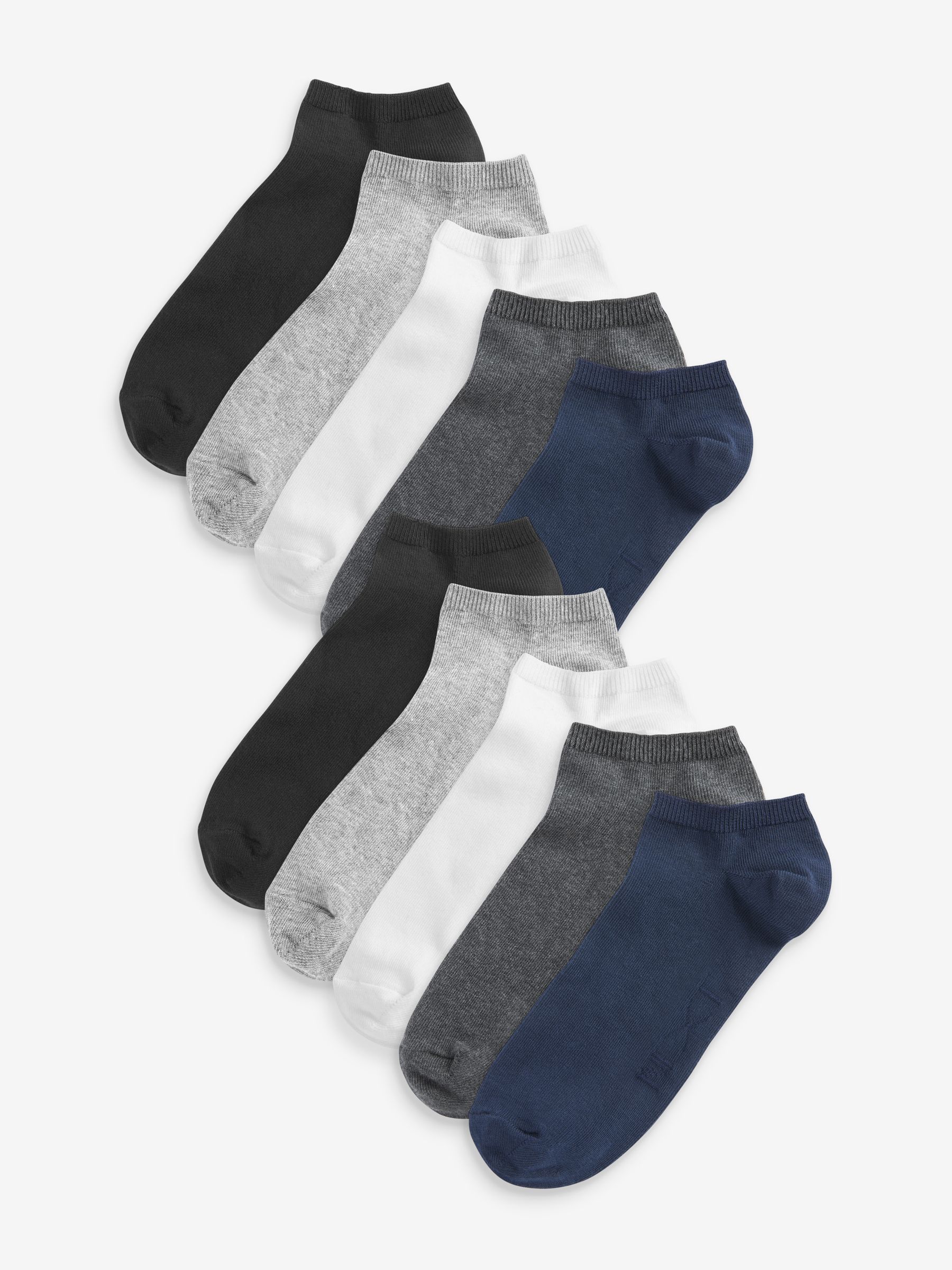 Multi - 10 paar sneakersokken