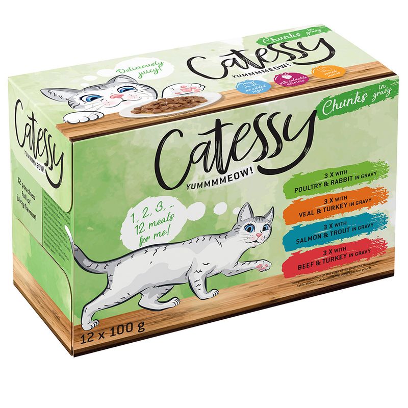 Lot 4 saveurs Catessy Bouchées en sauce