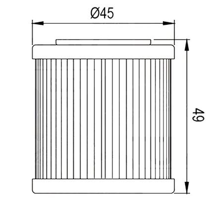 Filtre à huile HifloFiltro HF563 Type origine