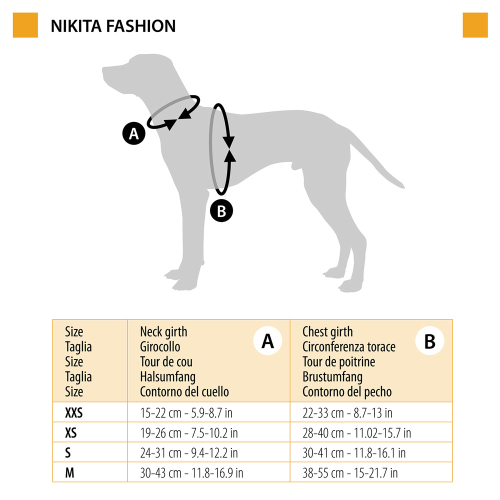 Harnais pour chiens nikita fashion s, respirant, rembourré et ajustable
