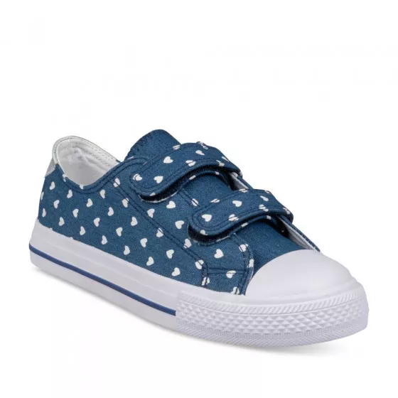 Baskets BLEU LOVELY SKULL