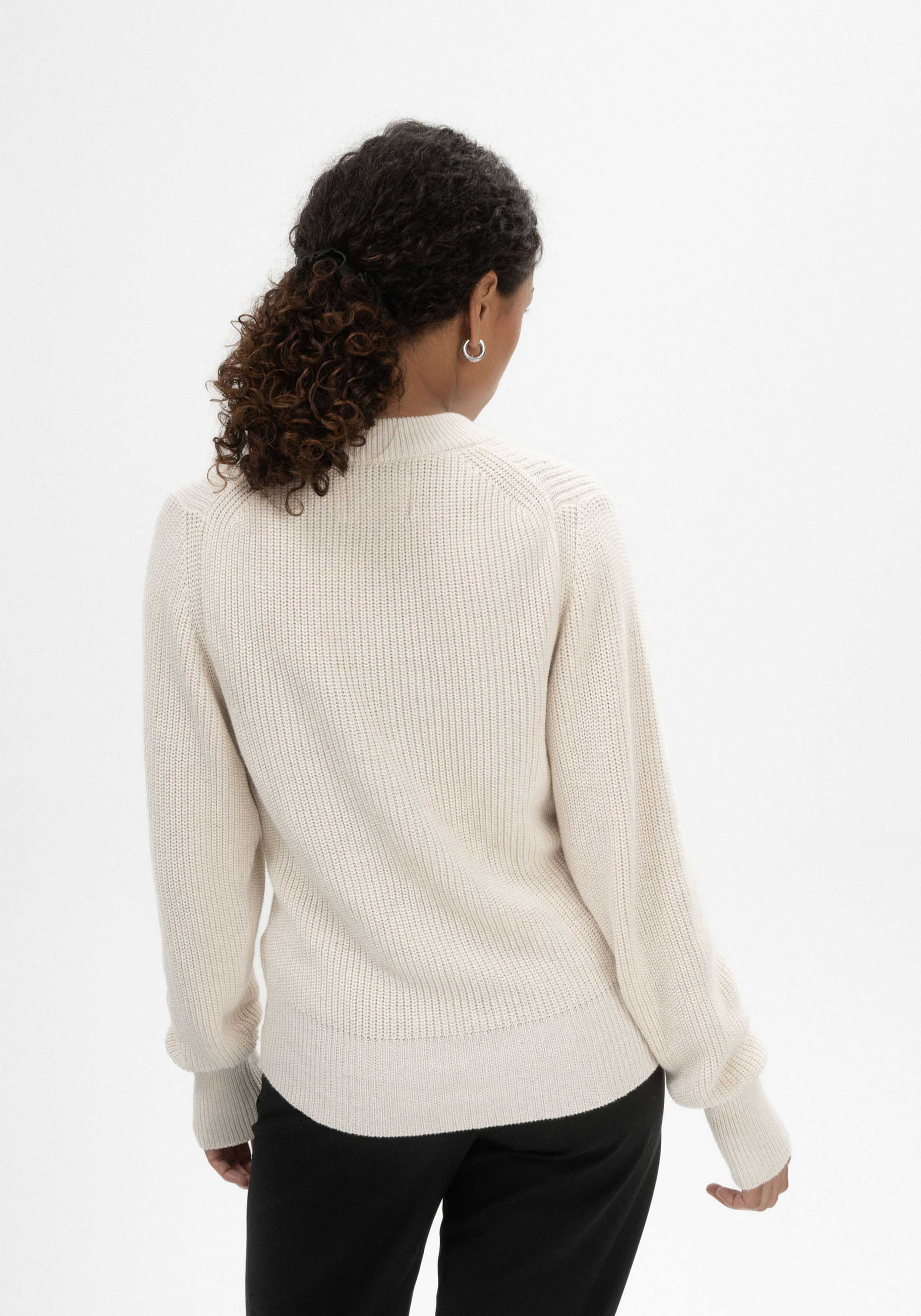Mela Strickpullover Riya Cream Melange