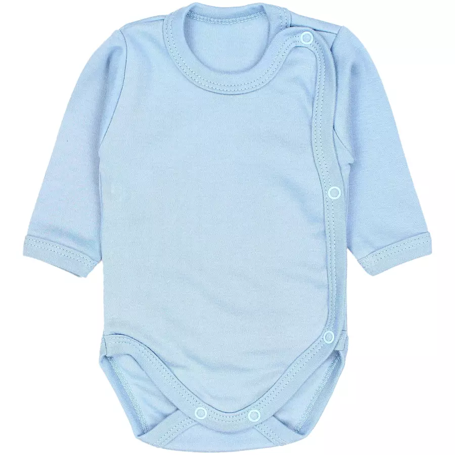 TupTam Unisex Baby Wickelbody Langarm 5er Set blau-kombi