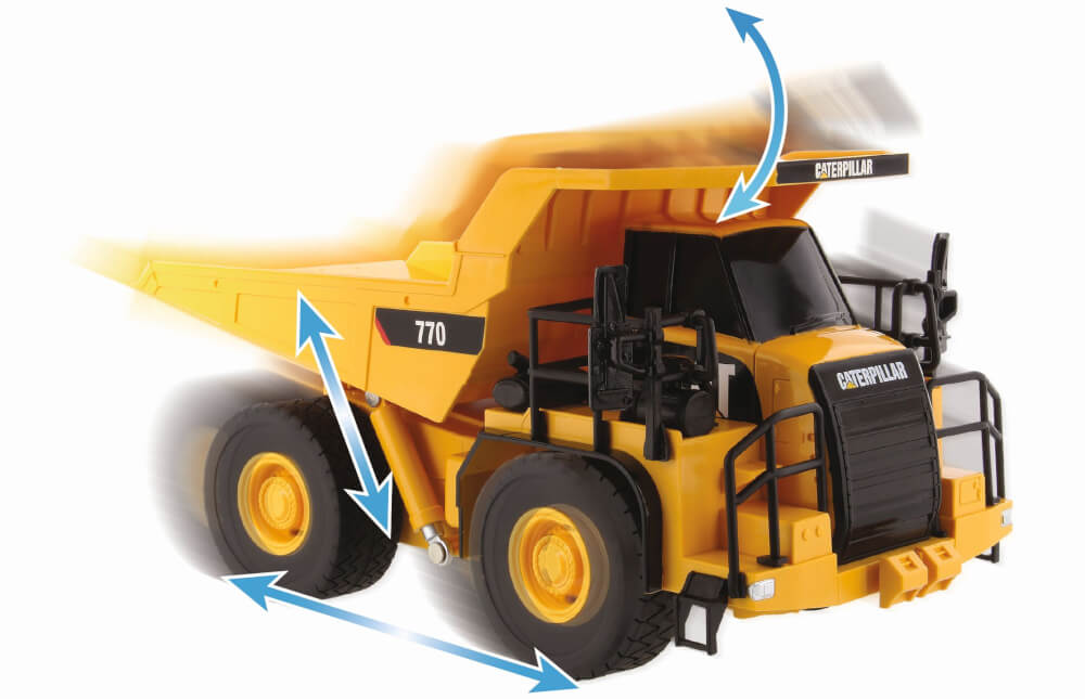 CARRERA RC CAT CARRERA RC  1:35 RC CAT 770 Mining Truck (B/O)