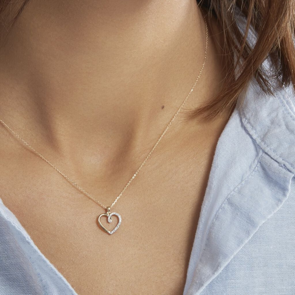 Collier Rhodia Or Jaune Diamant