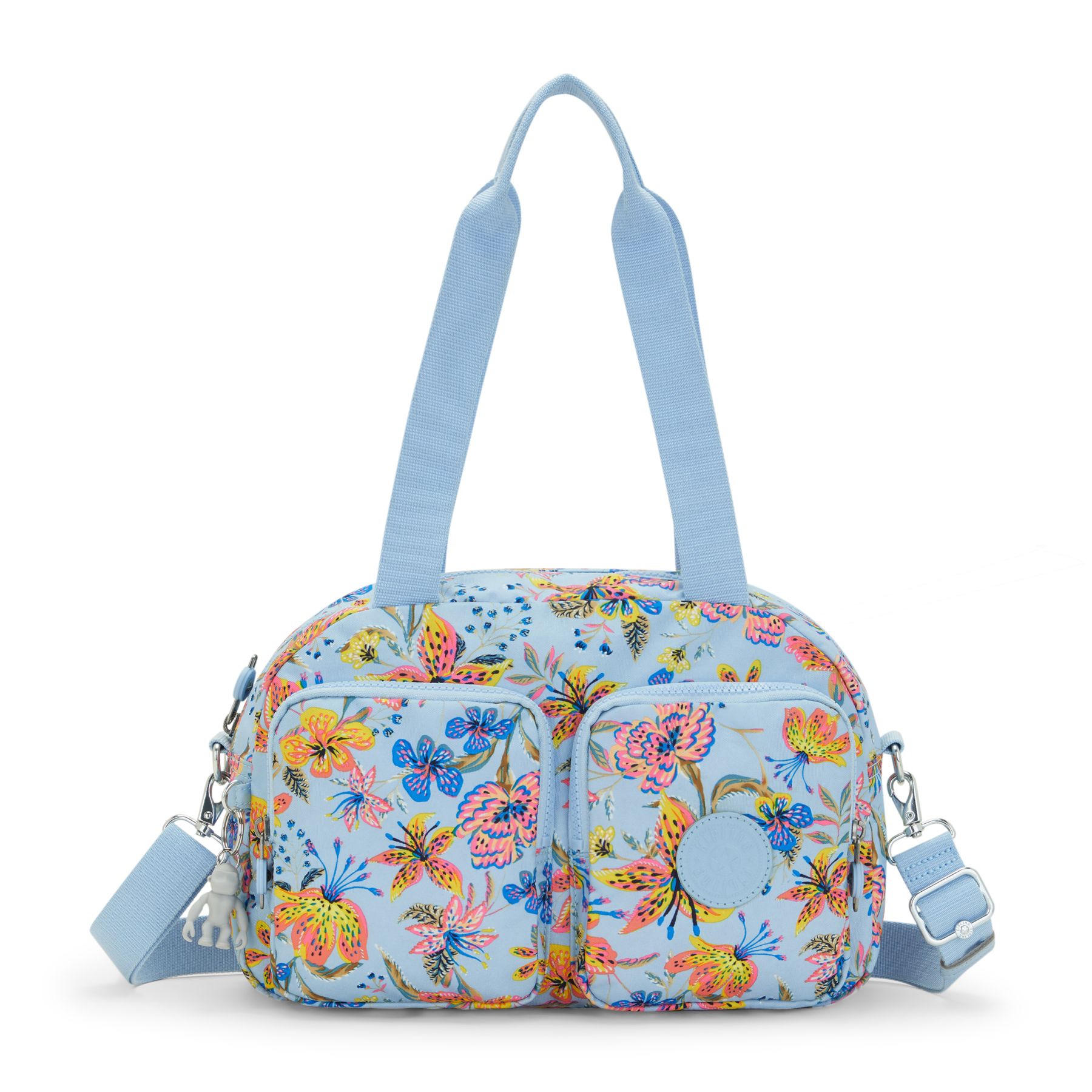 COOL DEFEA Sac Épaule Taille Moyenne avec Sangle Détachable - Wild Flowers